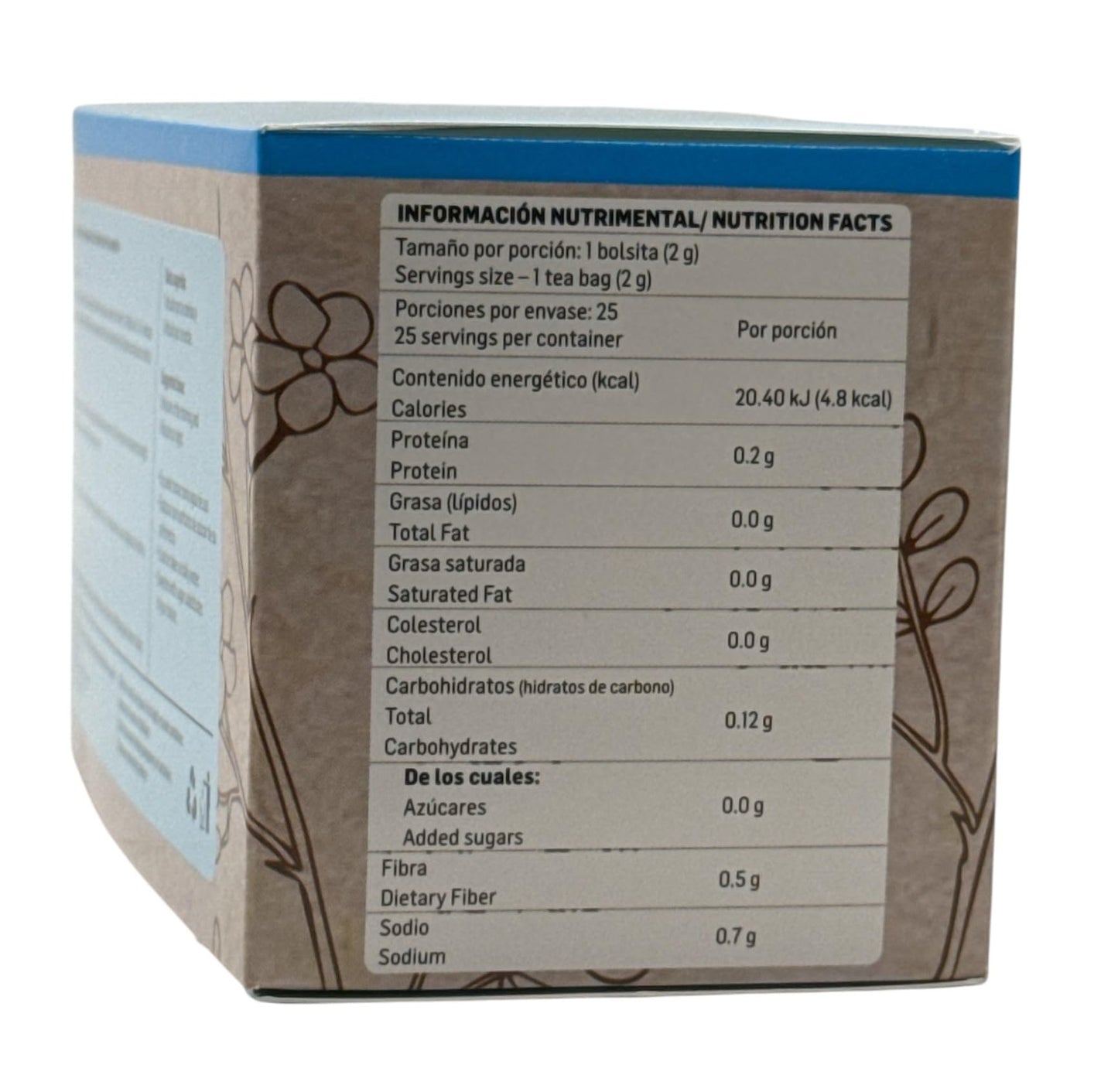 HIGH SUPREME Palo Azul Herbal Tea – 25 Caffeine-Free Tea Bags – 100% Natural, Vegan, Non-GMO, Hecho en México