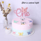 Rssta i Butterfly Cake Topper, Pink Glitter, 1 Pack, for Baby Shower and 1st Birthday Party Decor, Model XM021-new