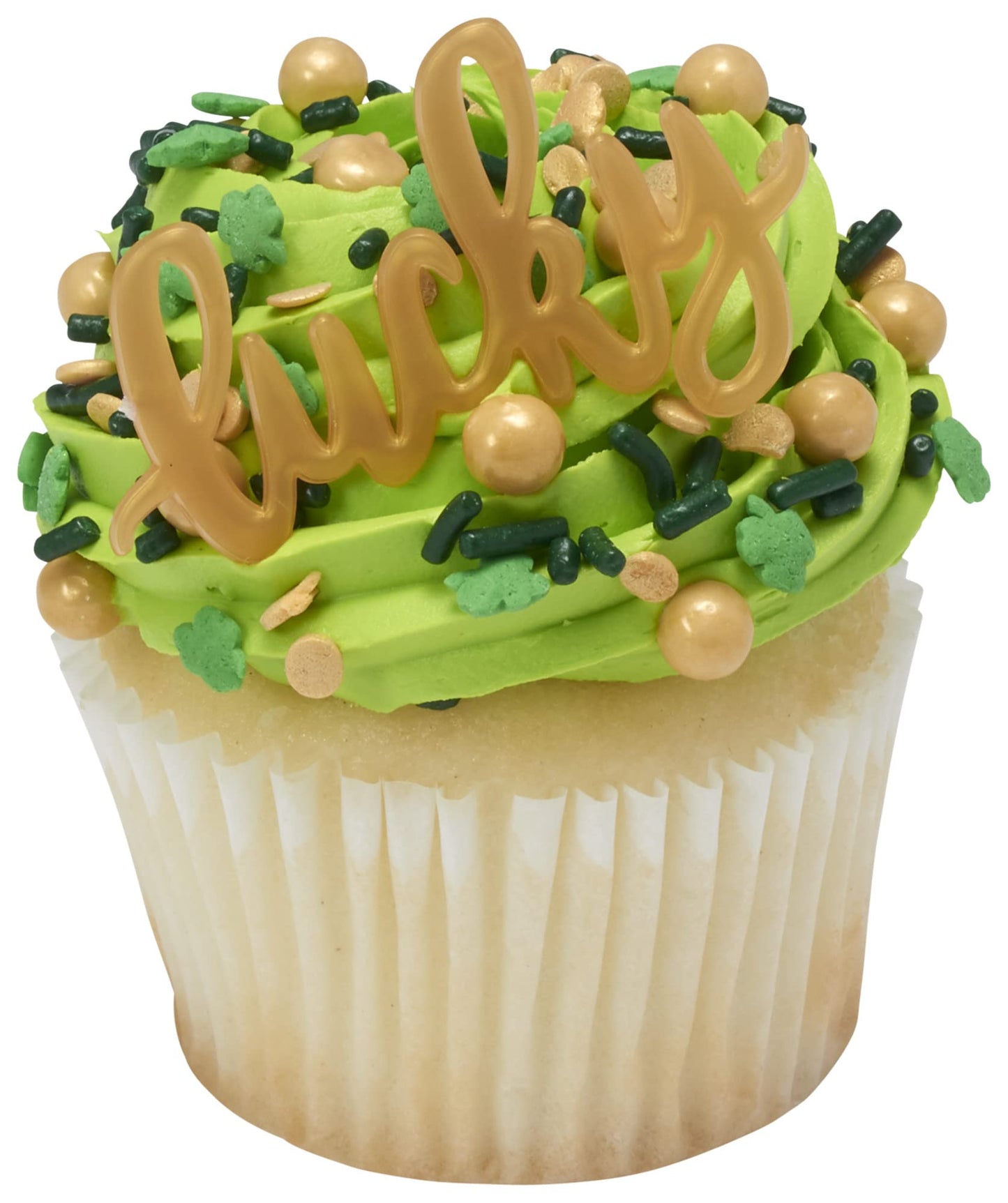 DecoPac Green Sprinkles | Extra Large 26oz Pack | Cake Sprinkle Mix, Fancy Sprinkles For Cake Decorating, Handheld Container, Ca