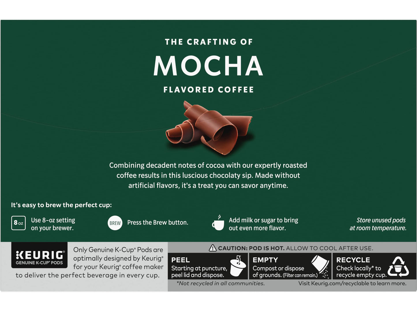 Starbucks Mocha Flavored Coffee K-Cup Pods, 10 Count (Pack of 3)