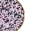 NIPEOR Rainbow Sprinkles Pink Black White Confetti Sprinkles 3.53oz/100g Edible Sprinkle Topping Confetti Sprinkles, Cupcake Spr