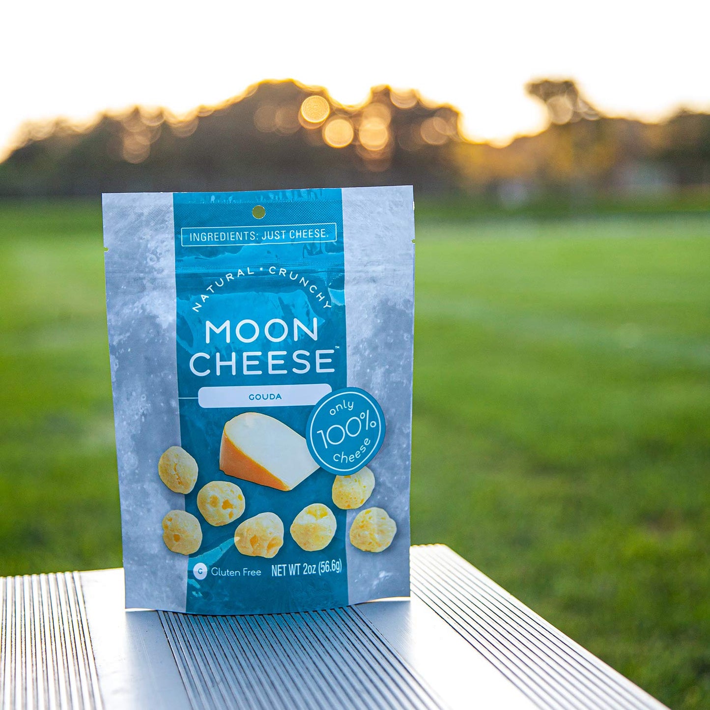 Moon Cheese - 100% Natural Cheese Snack - Gouda - 2 Oz - 12 Pack