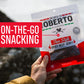 Oberto Classics Thin Style Beef Jerky  Spicy Flavor  No Artificial Ingredients  High Protein  Gluten Free  Wood Smoked  enhanced Steak Beef Jerky High Protein Snacks  2.2 Ounce (Pack of 8)
