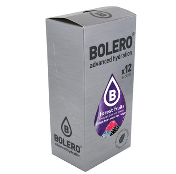 Bolero- Sugar Free Drink Mix Packets Forest Fruit Flavors | Powdered Flavored Water Packets | 36 Small Sachet On The Go Packets