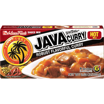 House Foods Java Curry Hot, 6.52 Ounce (Pack Of 10)