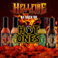 Hellfire Hot Sauce Devils Blend Gift Pack - Gourmet Hot Sauce Variety Pack With 4 Spicy Flavors (Four 5 oz. Bottles)