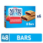 Nutri-Grain Soft Baked Breakfast Bars, Made With Whole Grains, Kids Snacks, Strawberry, 3.9Lb Case (6 Boxes)