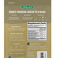 Fgo Organic Honey Ginseng Green Tea, 20 Count, Eco-Conscious Tea Bags, Resealable Bag, Packaging May Vary (Pack Of 1)