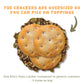 ELLAS FLATS® Spicy All Seed Savory Crisps - Gluten Free, Vegan, High Fiber - 3 Pack (4.80 Ounce)