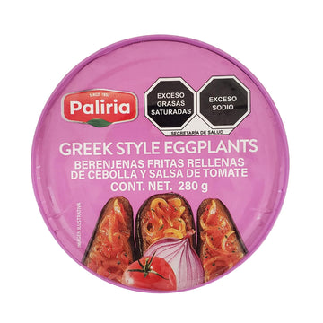Palirria "Ready To Eat" Greek Style Eggplants In Onion And Tomato Sauce