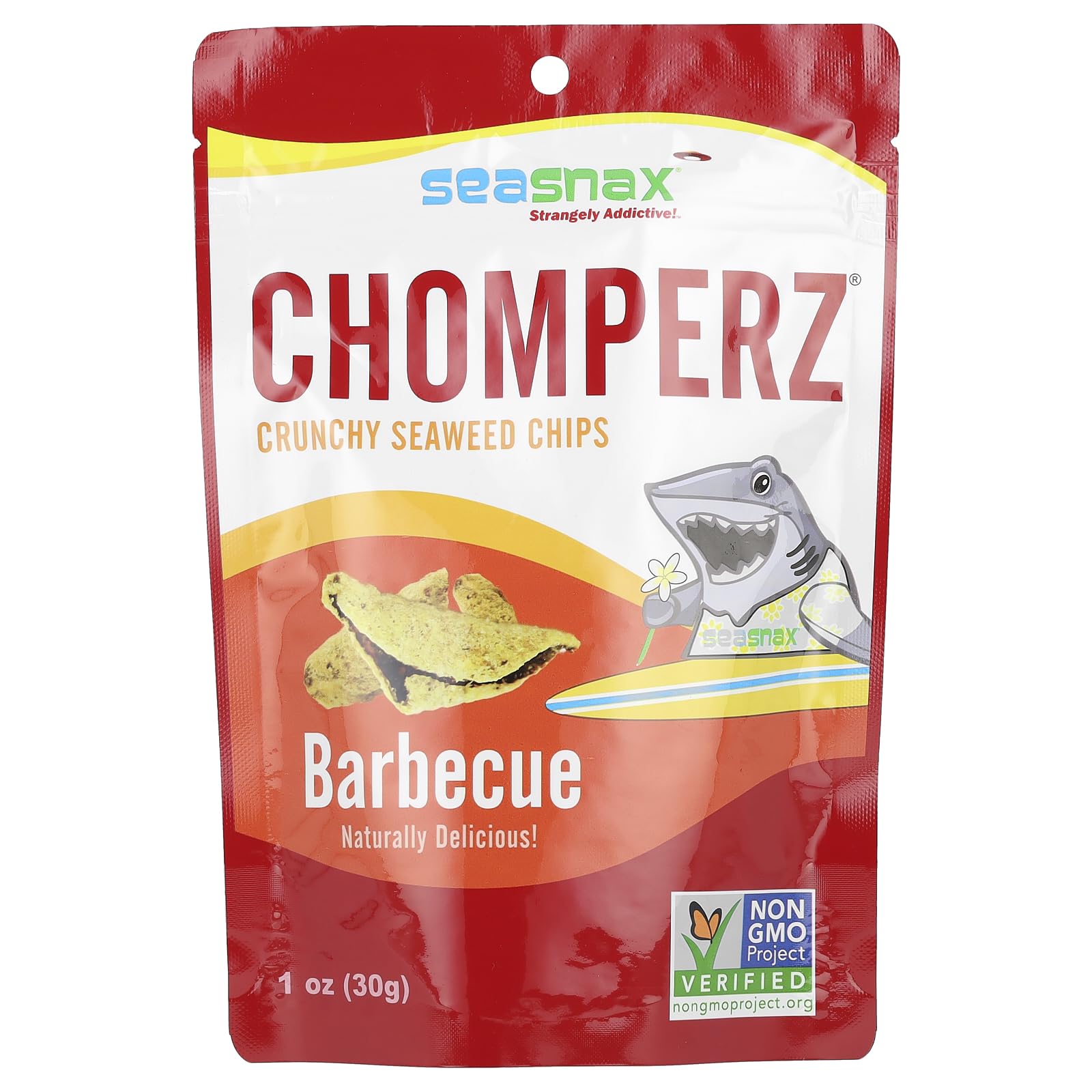 SEASNAX Chomperz Seaweed Barbecue, 1 OZ