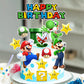 14Pcs Super Bros Cake Topper For Birthday Party Decoration, Super Brother Birthday Party Supplies- Fun Kid'S Party Cupcake Decor