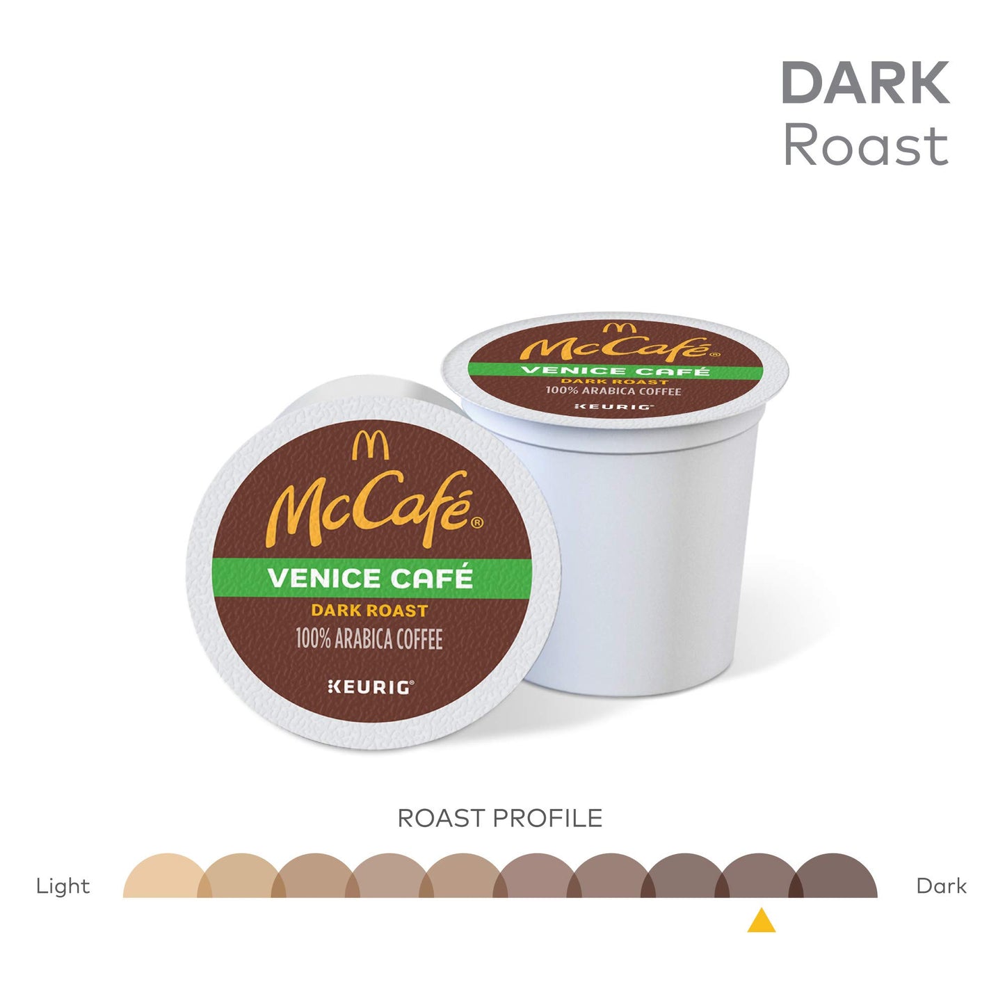 McCafe K-Cup Pods Dark Roast Coffee, 72 Count (6 Packs of 12), Model wx-uj-24846