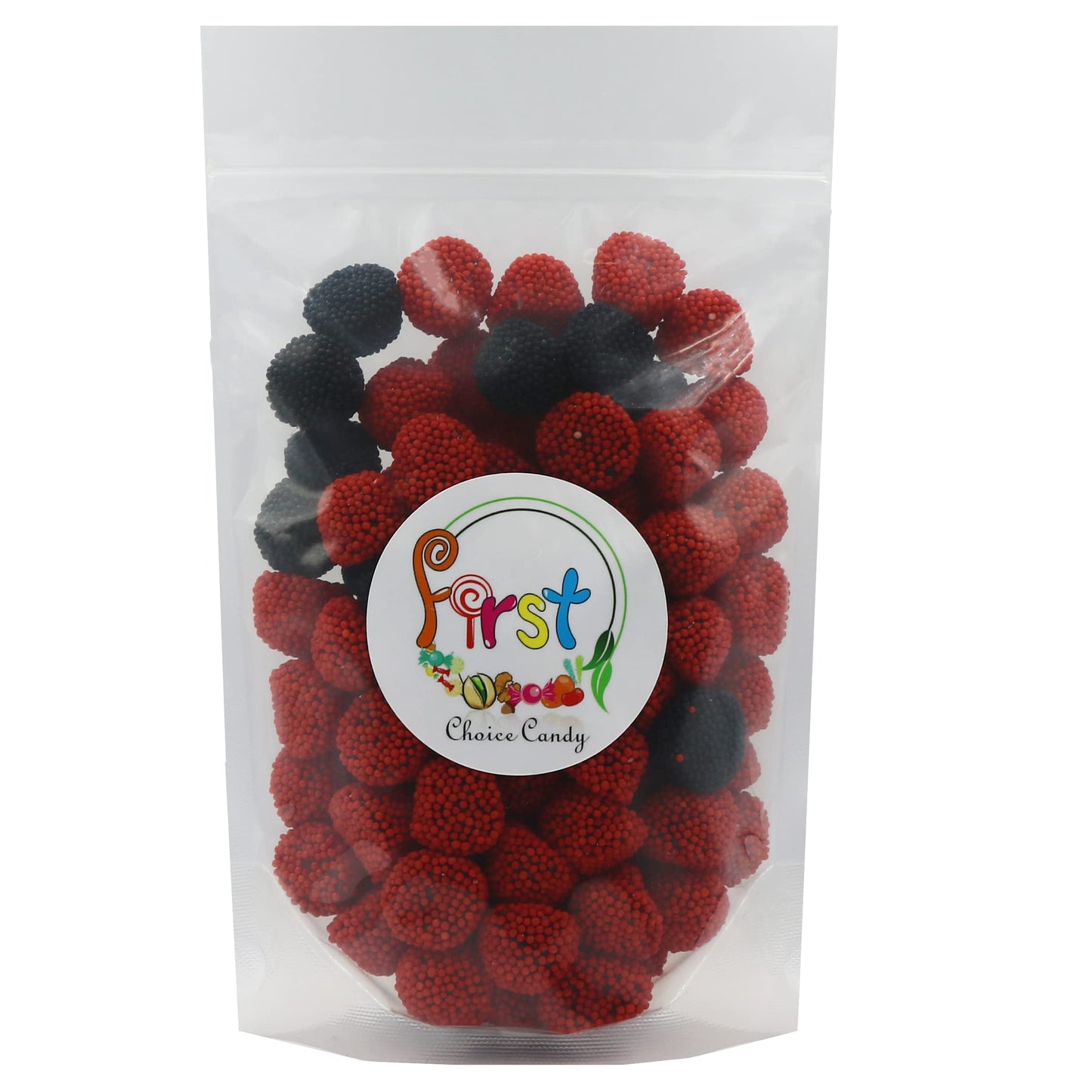 Firstchoicecandy Gummy Fruit Candy (Red Raspberry & Blackberry, 10 Pound (Pack Of 1))