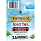 Twinings Brew Over Ice Unsweetened Black Iced Tea K-Cup Pods for Keurig, 24 Count (Pack of 1), Refreshing, Smooth, Caffeinated