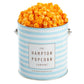 Orange Cheddar Cheese Popcorn Tin, 10 Ounce (1 Gallon Tin), Birthday Gifts, The Hampton Popcorn & Candy Company
