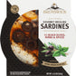 Brunswick Wild Caught Gourmet Brisling Sardines in Olive Oil, 4.23 oz Can, Mediterranean Style with Black Olives, 13g Protein per Serving
