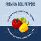 Harmony House Dried Mixed Bell Peppers – Dehydrated Vegetables, 10 oz Jar for Cooking, Camping & Emergency Supplies
