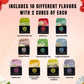 Variety Pack Gourmet Tea Sampler, By Ceremonie Tea. A Collection Of 10 Different Assorted Single Serve Flavors, Set Of 2 Each Pe