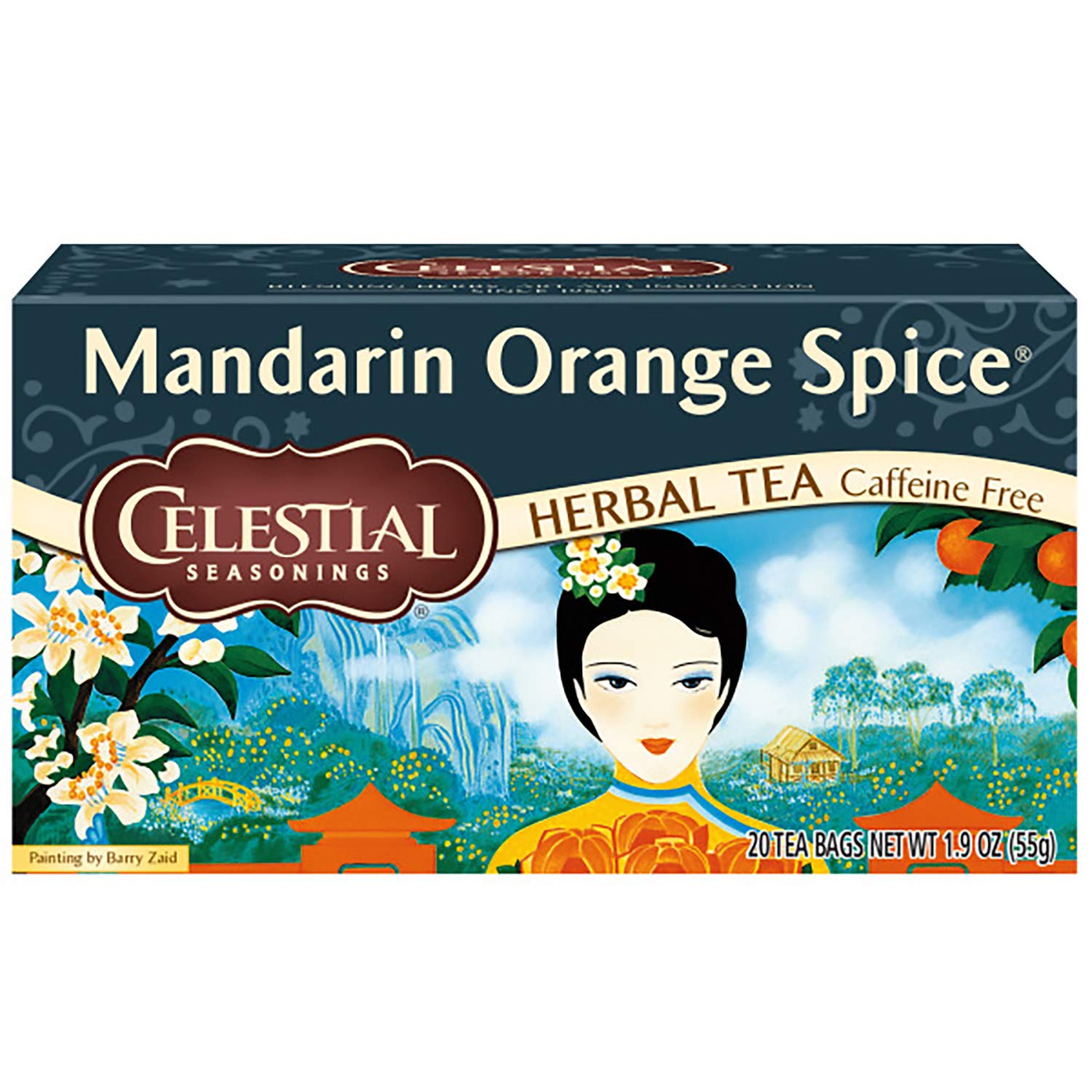 Celestial Seasonings Herbal Tea Mandarin Orange Spice 20 Count Pack of 6