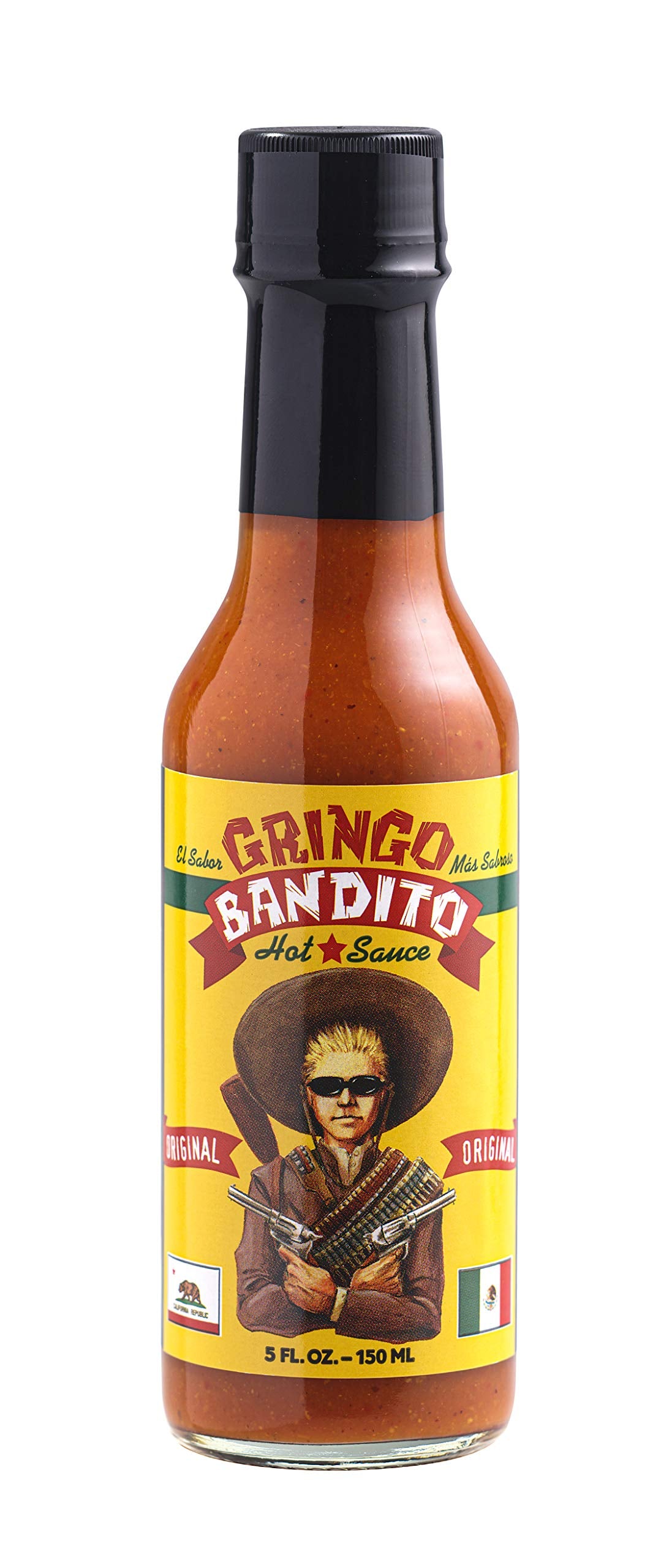 Gringo Bandito Hot Sauce O.G. Variety Pack, 5 Ounce (4 Pack)