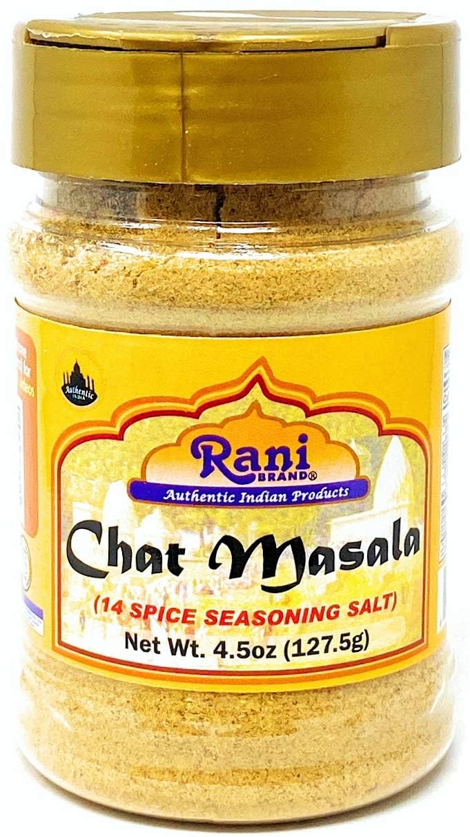 Rani Chat Masala (14 Spice Seasoning Salt) Tangy Indian Seasoning 4.5Oz (127.5G) Pet Jar, Pack Of 12 ~ All Natural | No Msg | Ve