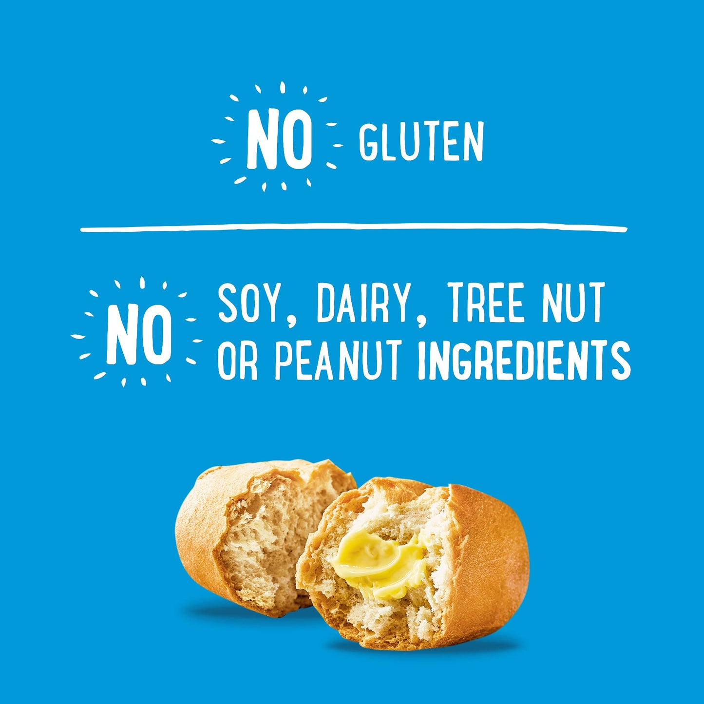 Udi'S Gluten-Free Classic French Dinner Rolls, Has 6 Rolls (Frozen)