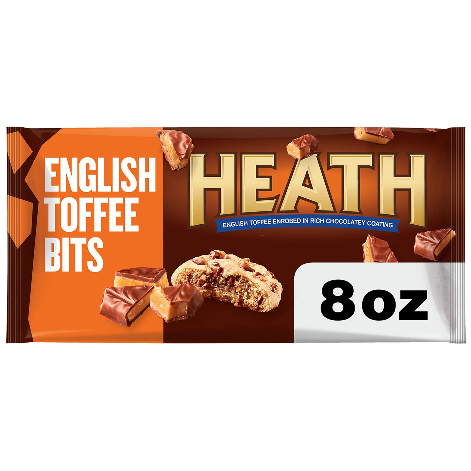 Heath Chocolatey English Toffee Baking Bits Bag, 8 Oz
