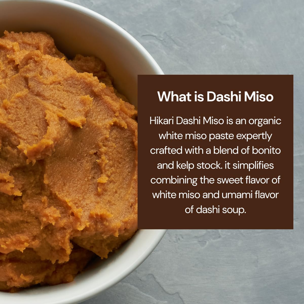 UNHAS ASIAN SNACK BOX Japanese Hikari Organic White Dashi Miso Paste, Gluten Free, 14 oz