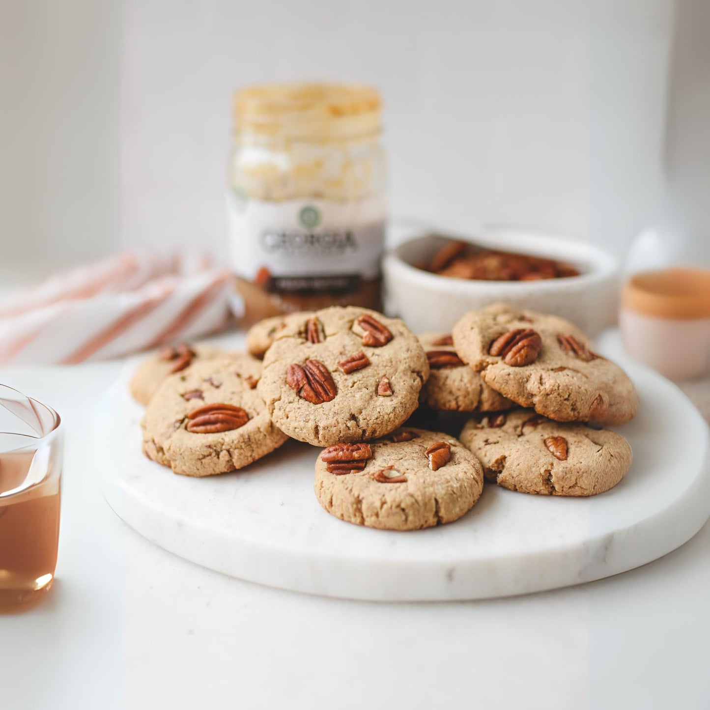 Georgia Grinders Pecan Butter Spread, Whole30 Approved, Non-GMO, Gluten Free, No Palm Oil, No Added Sugar, Paleo and Vegan Frien