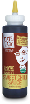 Date Lady Sweet Chili Sauce, 14.5 oz - Spicy & Flavorful Condiment, Perfect for Dipping and Cooking