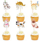 36 Pack Pet Cat Cupcake Toppers Cat Birthday Party Supplies Picks Baby Shower Kid Cat Lover Cake Decorations Supplies