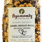 Popinsanity Gourmet Popcorn Deluxe Bag - Non-GMO, Dairy Free, Caramel Chocolate Drizzle, 12 Ounce