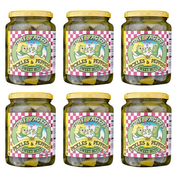 Tony Packo's Pickles and Peppers Sweet Hots, 24 Ounce (Pack of 6)
