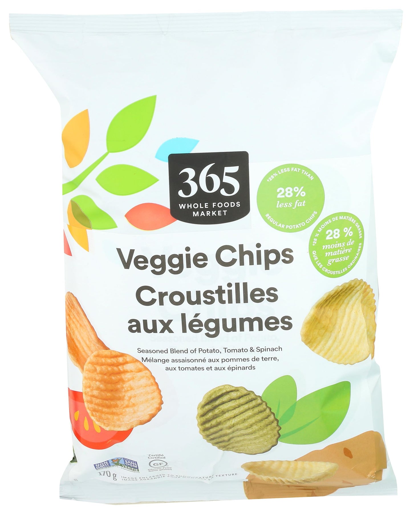 365 By Whole Foods Market, Original Veggie Chips, 6 Ounce