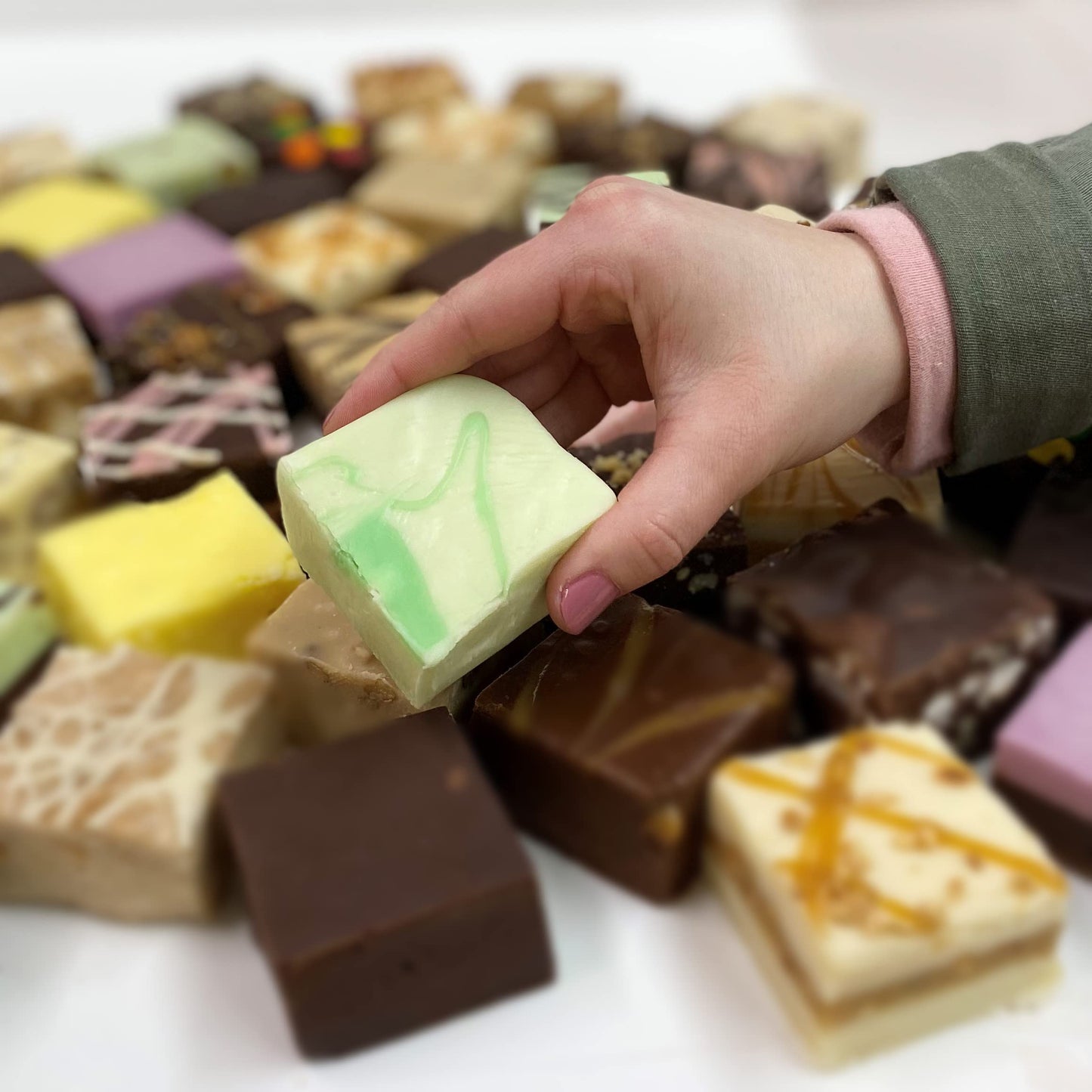 Valley Fudge Dill Pickle Artisan Fudge, Gourmet Candy, One Pound Package