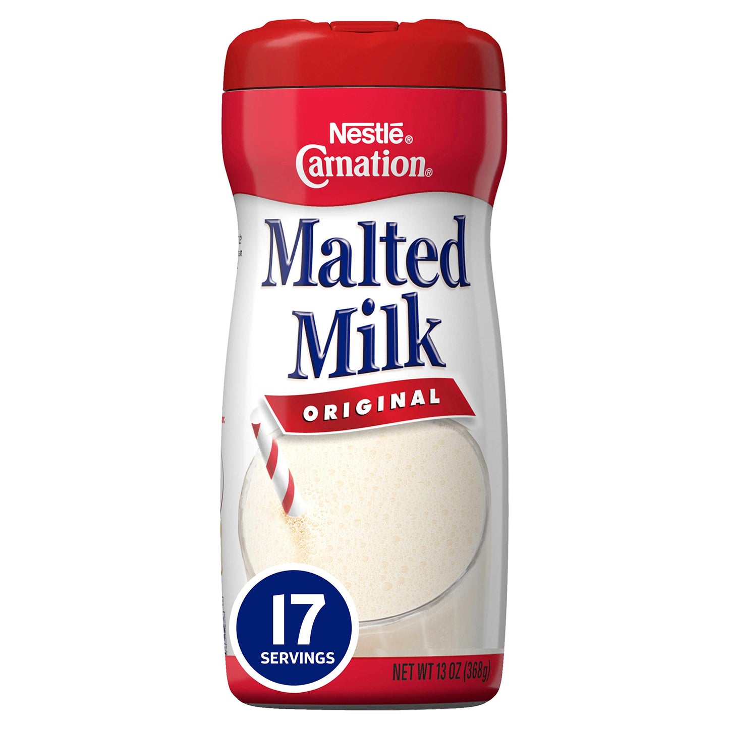 Nestle Carnation Original Malted Milk Powder Mix, 13 Oz Canister