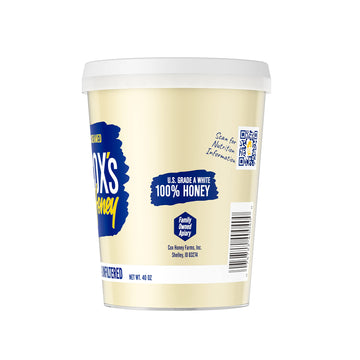 Cox'S Honey - Creamed Whipped Honey Raw Unfiltered, 40 Oz | 100% Pure Clover Delicious Honey - Product Of The Usa