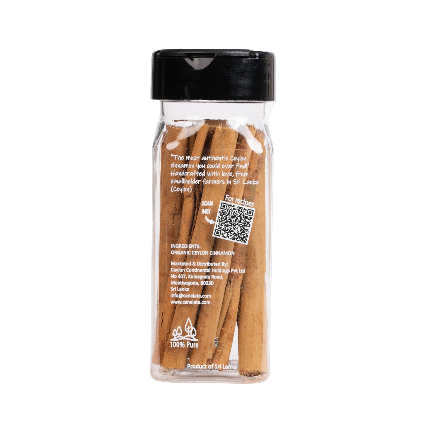 Canelat   Organic Ceylon Cinnamon Sticks18G (0.63Oz) - Packed At The Source, 100% Pure, Finest C5 Grade Cinnamon Sticks From Sma