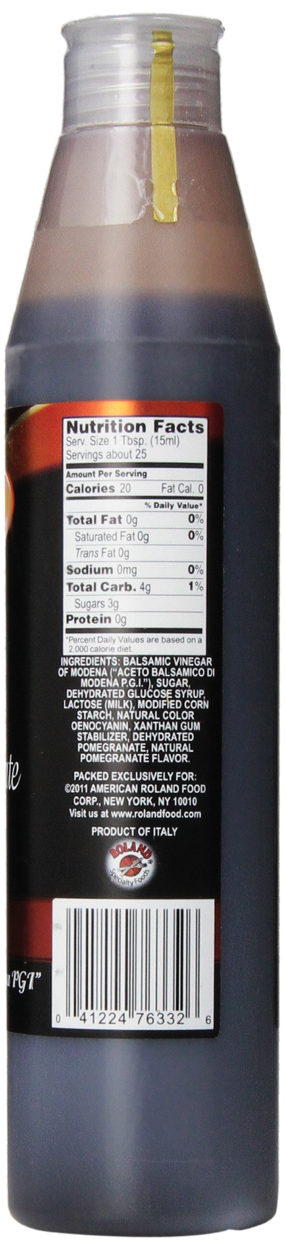 Roland Foods Balsamic Glaze, Pomegranate, 12.9 Ounce