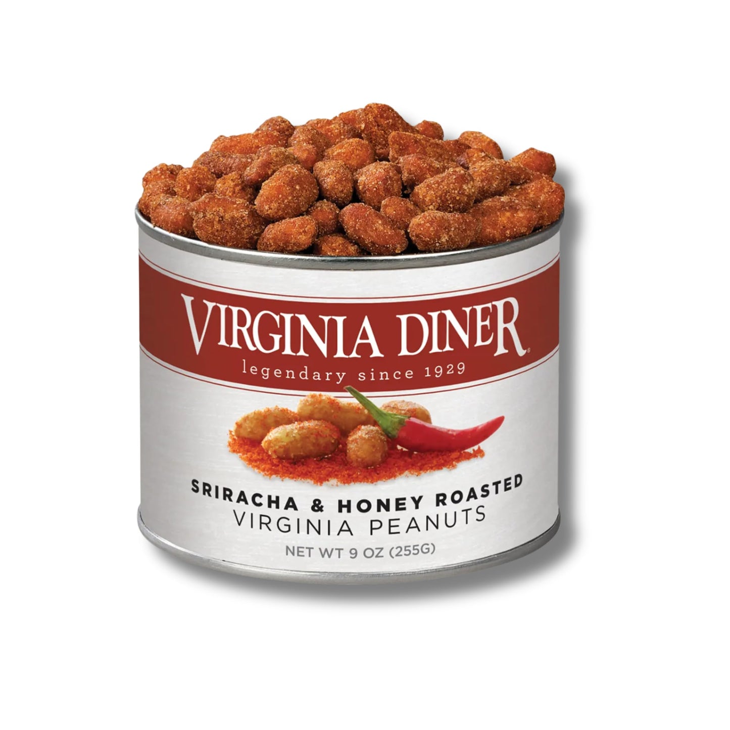 Lyzas Sweets &   Virginia Diner Peanuts Gift Pack - Sriracha & Honey Roasted - 2 Cans, 9 oz Each