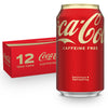 Coca-Cola Caffeine Free Soda, 12 Fl Oz (Pack of 12), Caramel, Model 049000029338
