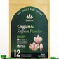 Zaffrus Organic Saffron Powder for Cooking - 12 Count (1.5 gram each)