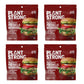 PLANTSTRONG Portobello Plant Based Burger Mix 6oz (4 Pack) - NON-GMO, Whole Grain, Plant Based, Vegan, Gluten Free, Oil Free, Sh
