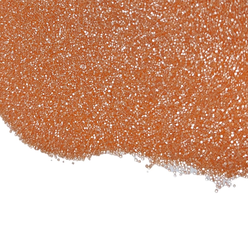 Ephvodi Sanding Sugar, Edible Orange Sugar Sprinkles, Sugar Crystals Mix For For Cake Decorating, Baking, Cookie, Cupcake, Ice C