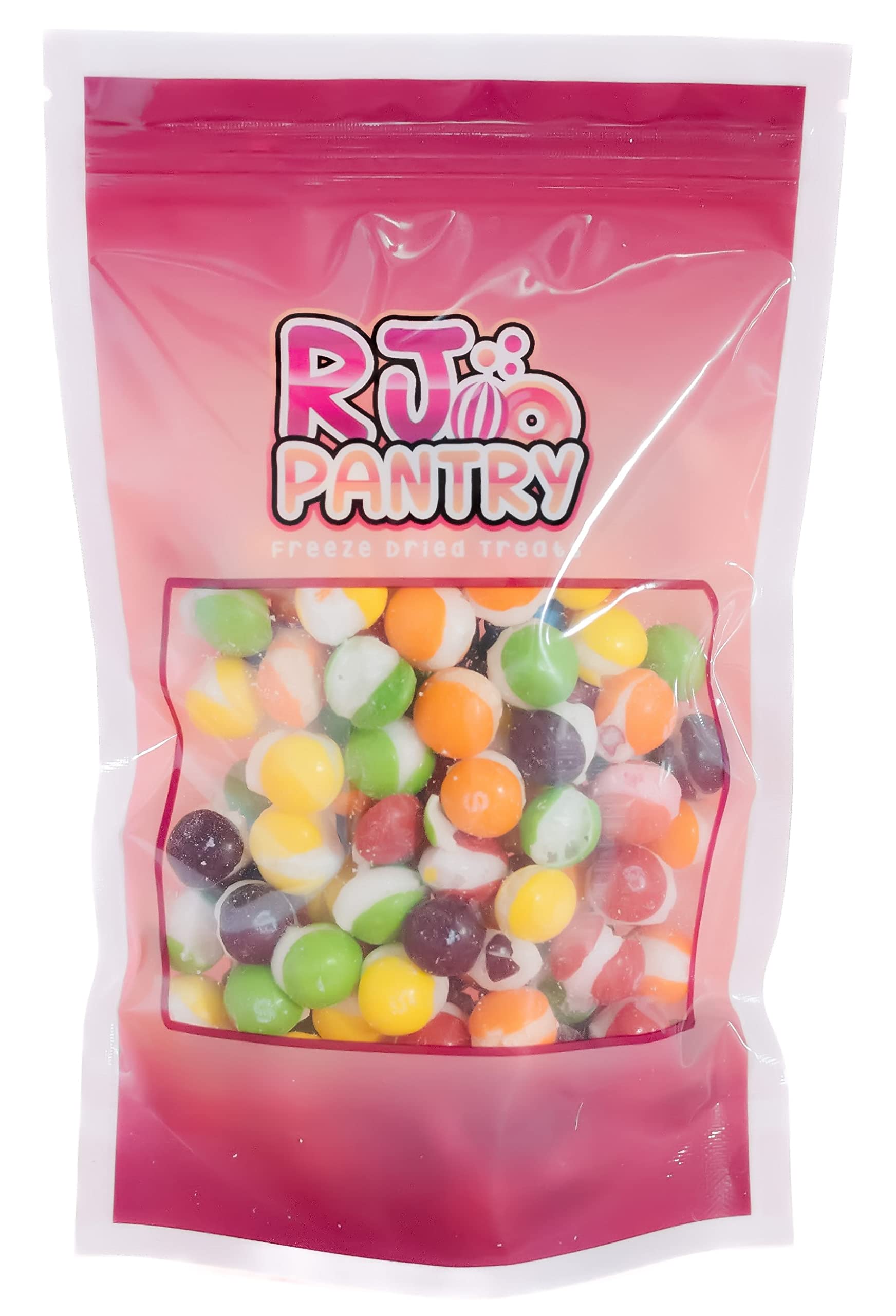 Freeze Dried Fruit Crunch Candy (Original, 4 Oz) Treat Gift Bag Strawberry, Green Apple, Grape, Lemon, Lime, And Orange
