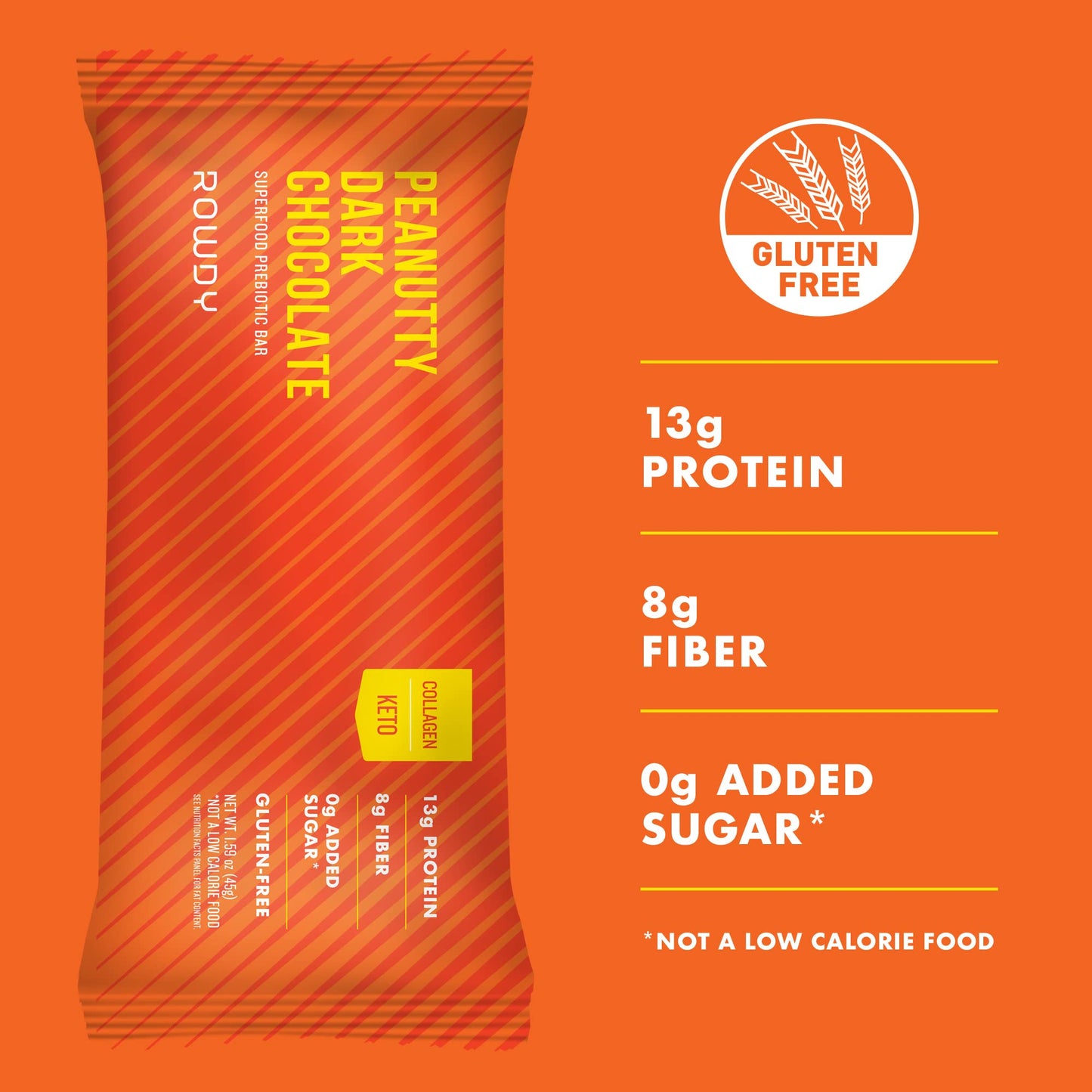 Rowdy Pnuty Dk Choc Bar  ( 12 X 1.59 Oz   )