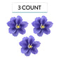 Global Sugar Art Clematis Sugar Cake Flowers, Light Purple, 3 Count by Chef Alan Tetreault