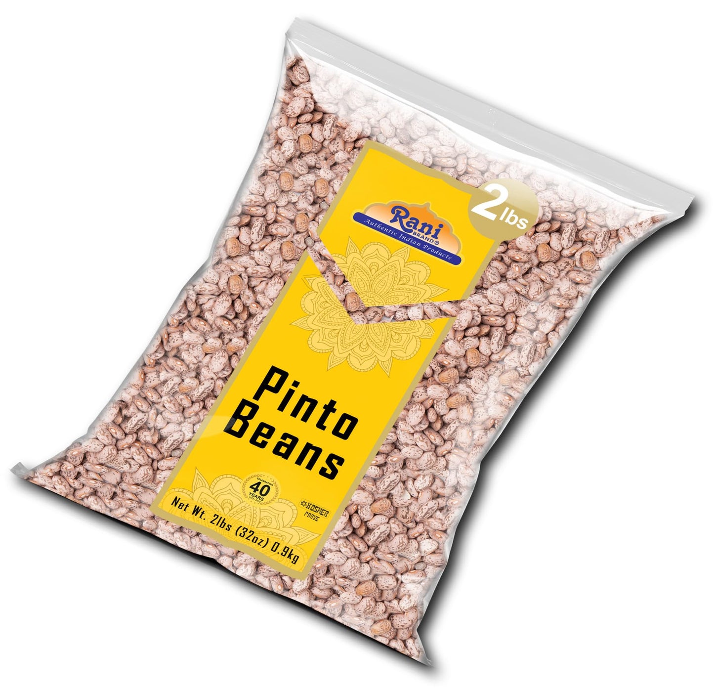 Rani Pinto Beans 32Oz (2Lbs) 908G ~ All Natural | Vegan | Gluten Friendly | Non-Gmo | Kosher | Product Of Usa