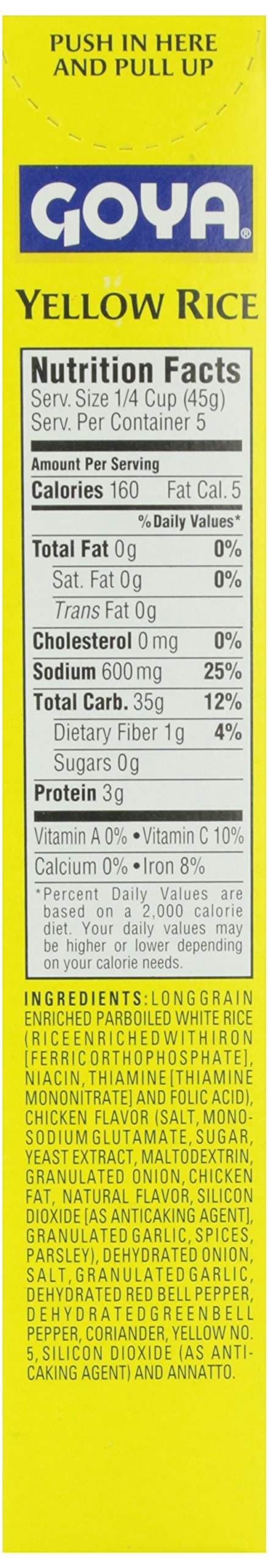 Goya Rice Mix Yellow 7 Oz Pack of 6